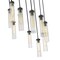 Z-Lite Beau Chandelier, 11-Light, 24 In.W x 12.75 In.H, Matte Black/Clear 740P-11R-MB - alternate 4